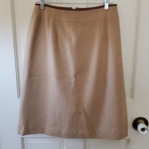 Talbots camel hair skirt